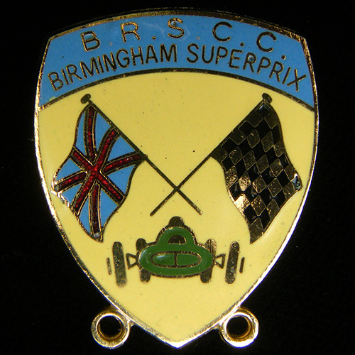 British Racing and Sports Car Club pin badge 