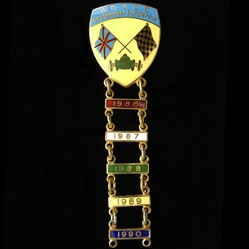 British Racing and Sports Car Club pin badge 