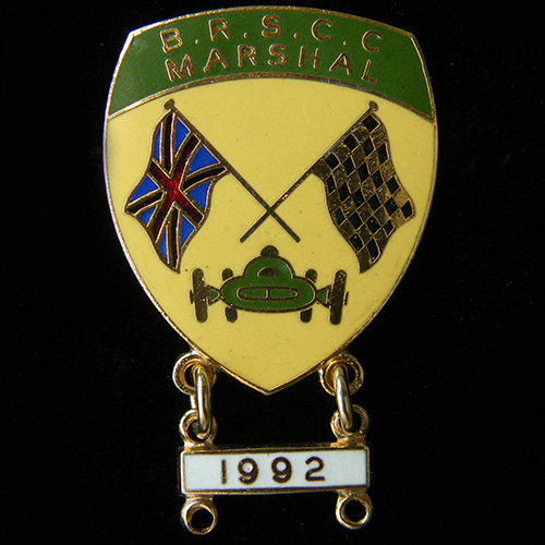 British Racing and Sports Car Club pin badge 