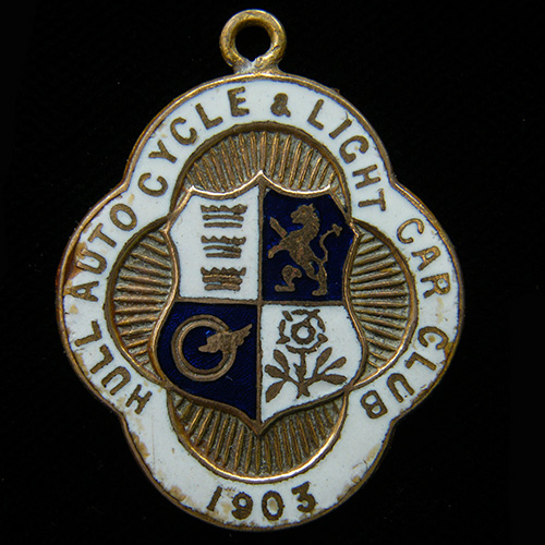 Hull Auto Cycle & Light Car Club Medallion