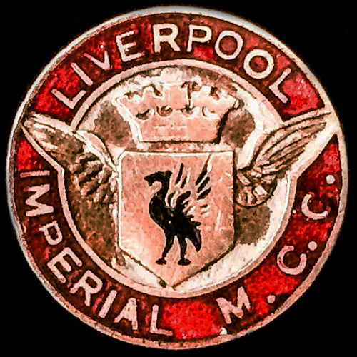 Liverpool Imperial Motor Cycle Club Lapel badge