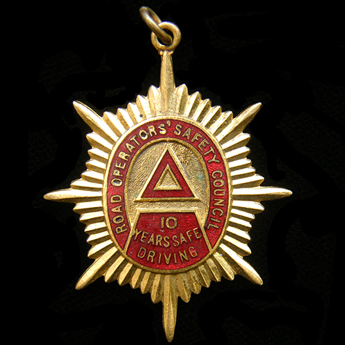 Road Operators Safety Council Lapel Badge / Medallion