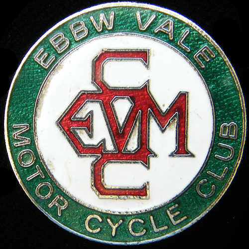 Ebbw Vale Motor Cycle Club pin badge