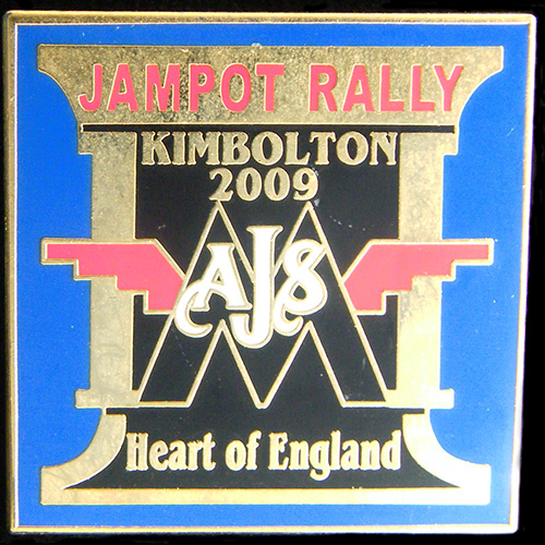 AJS Matchless Jampot Rally pin badge