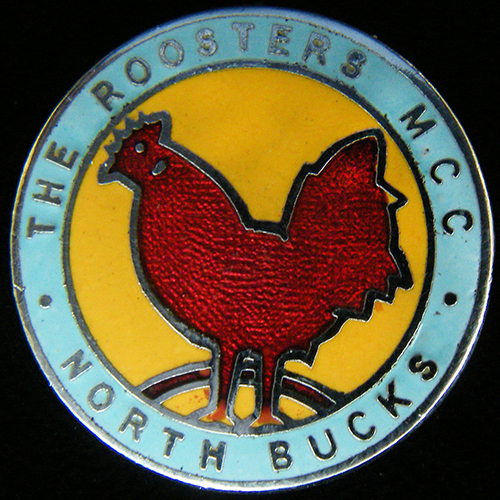 North Bucks Roosters Motor Cycle Club pin  Badge
