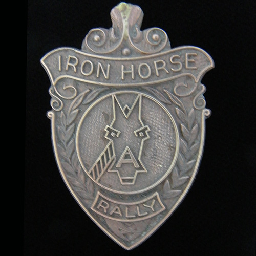 Iron Horse Rally pin badge