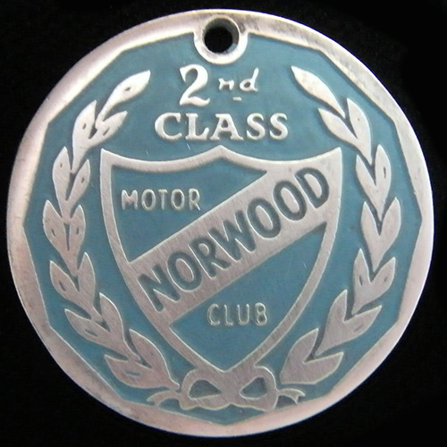 Norwood Motor Club Medallion Badge