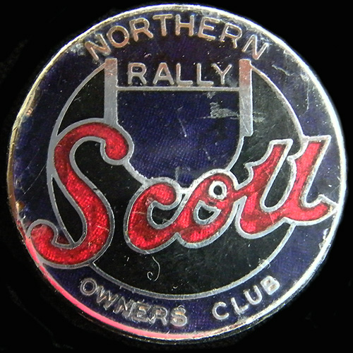 Scott Owners Club lapel badge