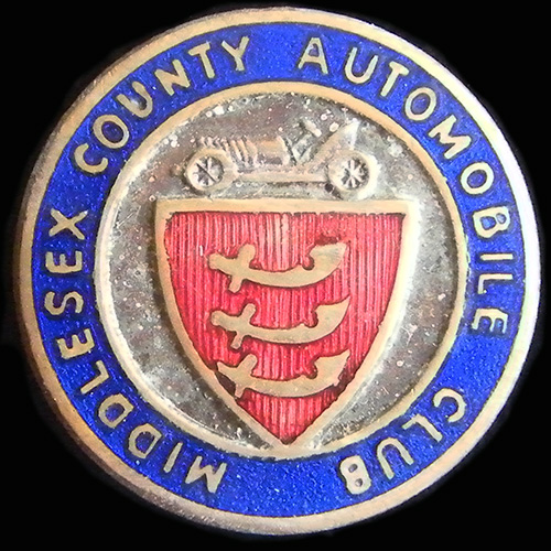 Middlesex County Automobile Club Badge