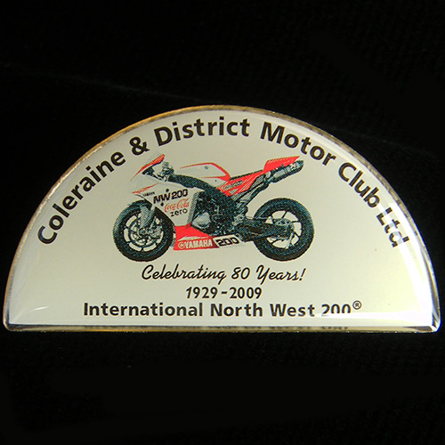 North West 200 pin badge