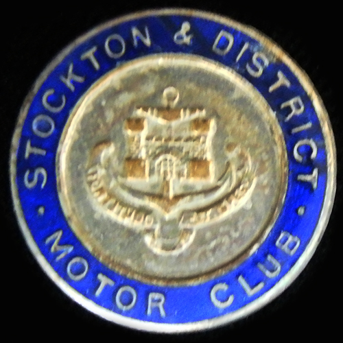 Stockton & District Motor Club Lapel Badge