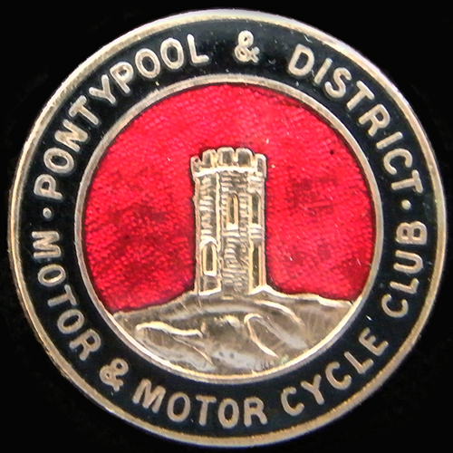 Pontypool and District Motor and Motor Cycle Club  Medallion