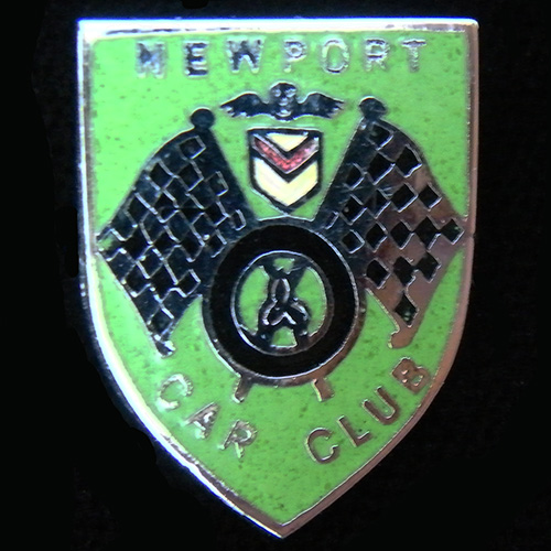Newport Car Club pin badge