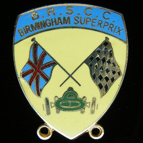 British Racing and Sports Car Club pin badge 
