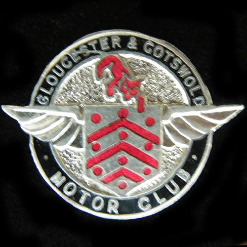 Gloucester & Cotswold Motor Club Lapel badge