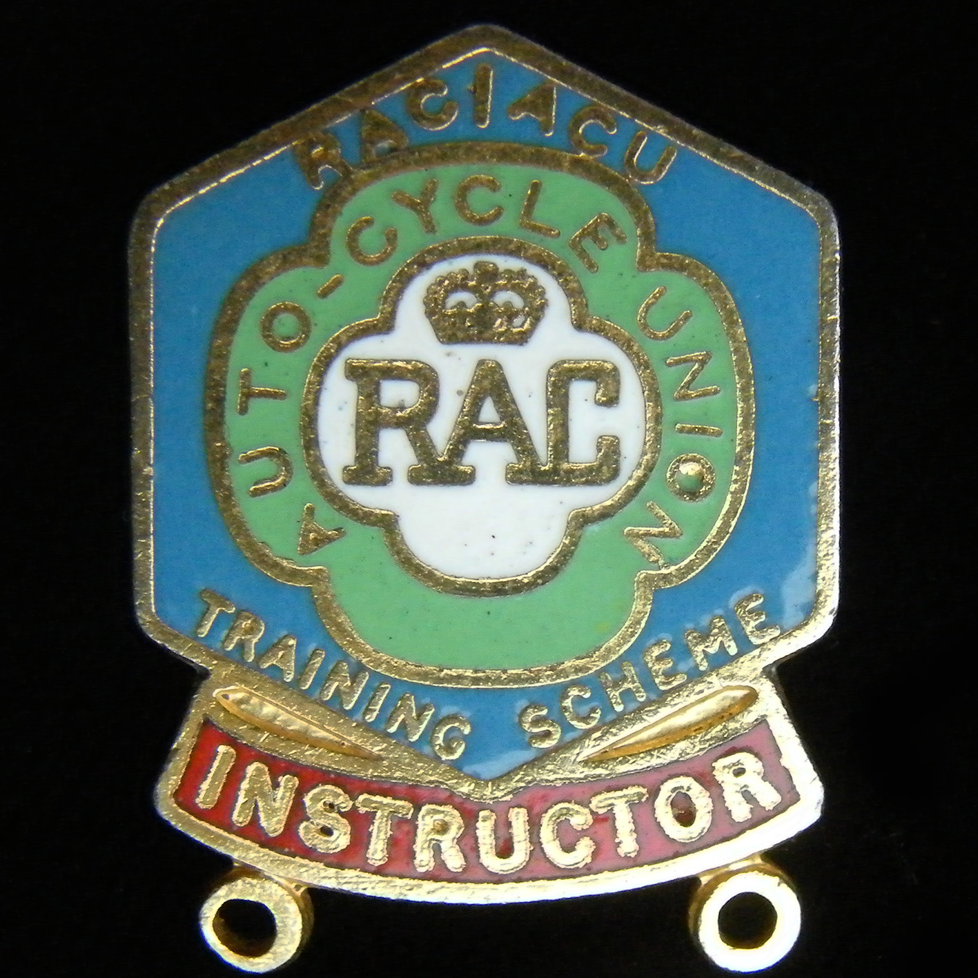 Auto Cycle Union Lapel Badge