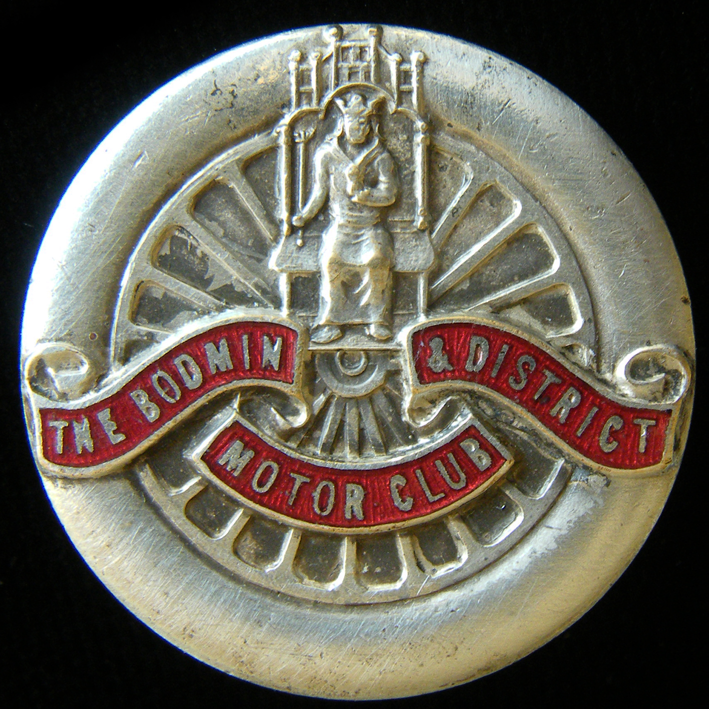 Bodmin & District Motor Club pin badge