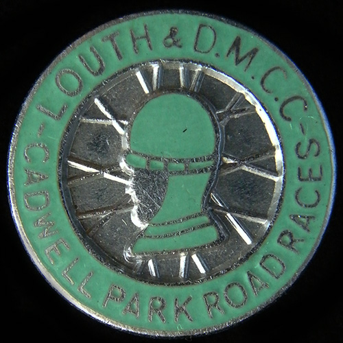 Cadwell Park Road Races lapel badge