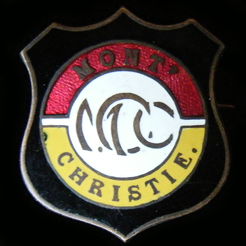 Mont Christie Motor Cycle Club Lapel Badge