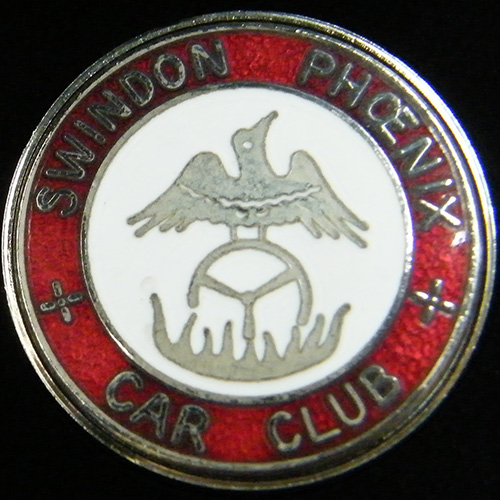 Swindon Phoenix Car Club pin badge