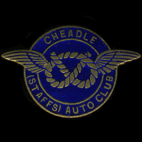 Cheadle (Staffs) Auto Club pin badge