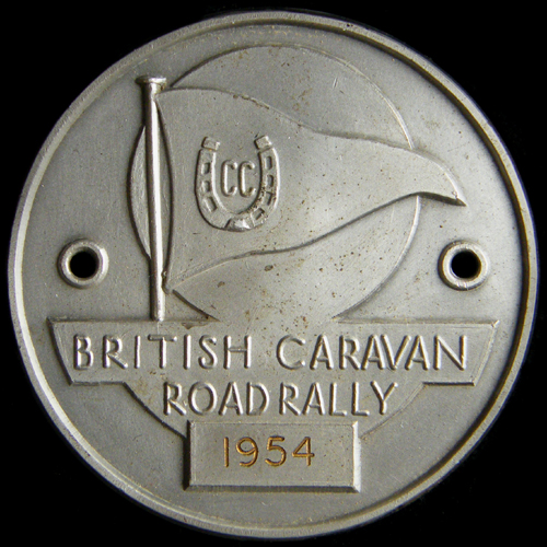 British Caravan Road Rally Medallion