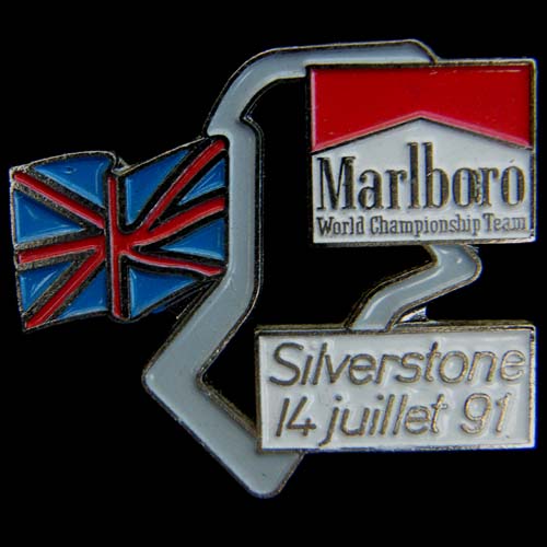F1 Silverstone pin badge