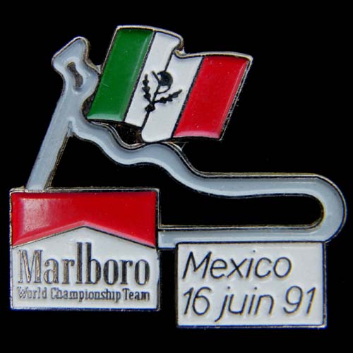 F1 Mexico pin badge