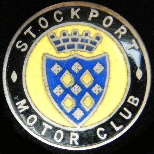 Stockport Motor Club lapel badge