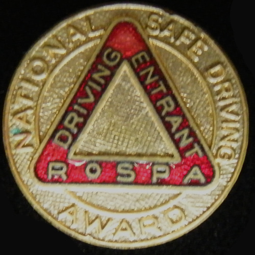 Royal Society for the Prevention of Accidents lapel badge