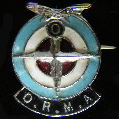 Owen Racing Motors Association  O R M A pin badge