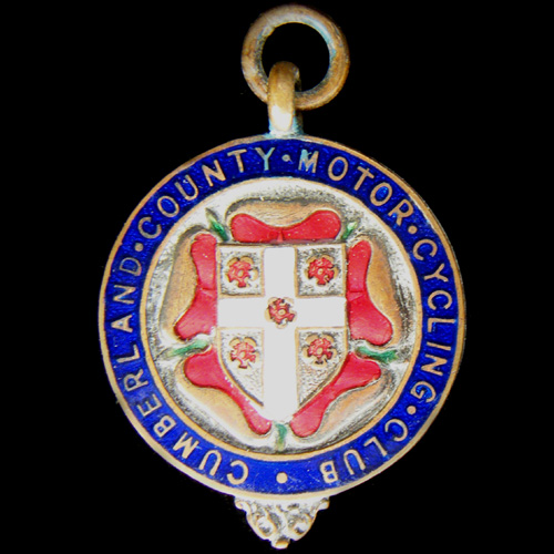 Cumberland County Motor Cycling Club Medallion