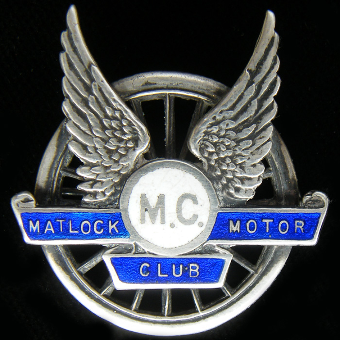 Matlock Motor Club pin badge