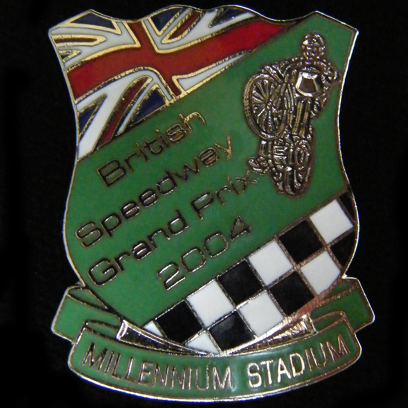 British Speedway Grand Prix Pin Badge