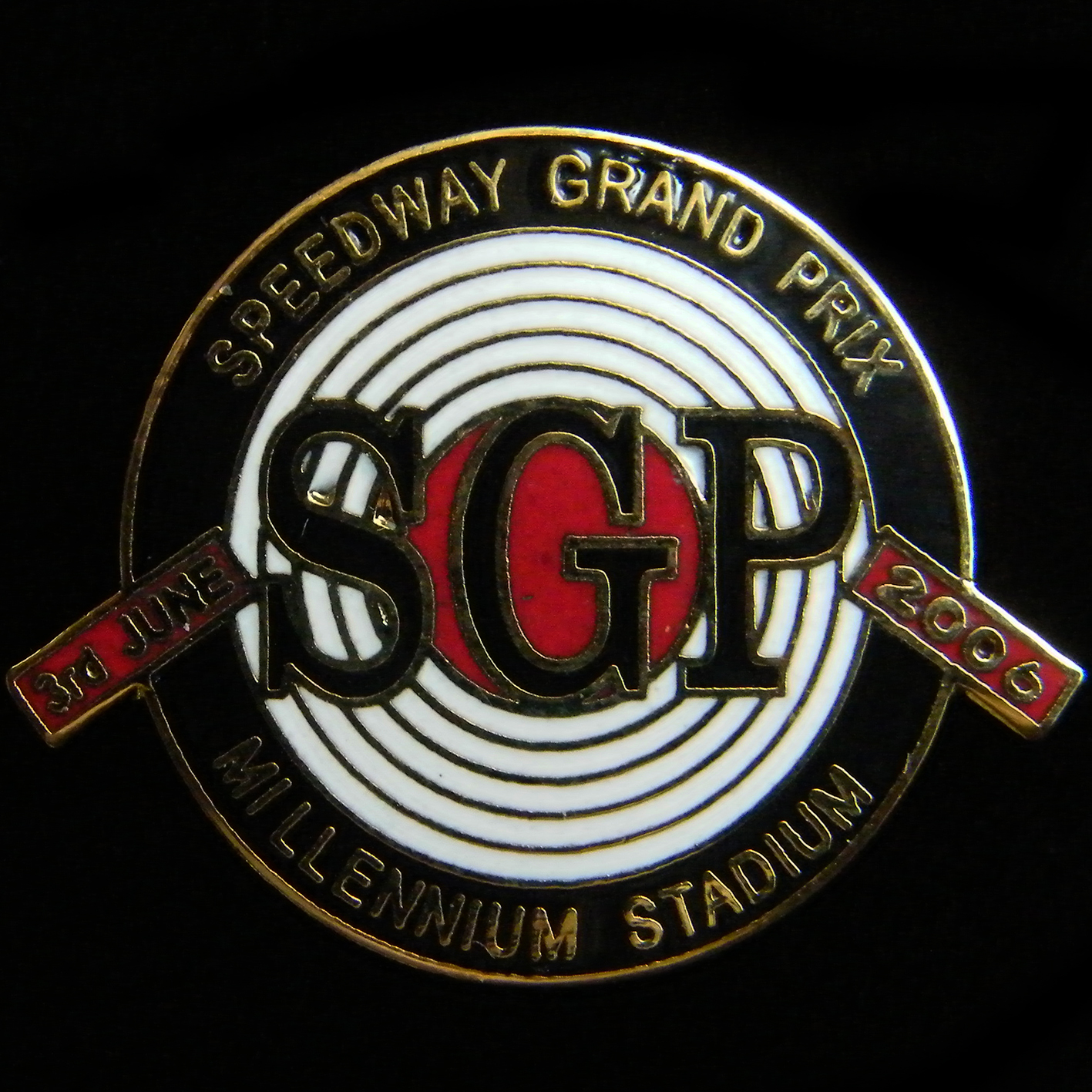 British Speedway Grand Prix Pin Badge