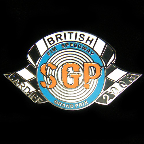 British Speedway Grand Prix Pin Badge