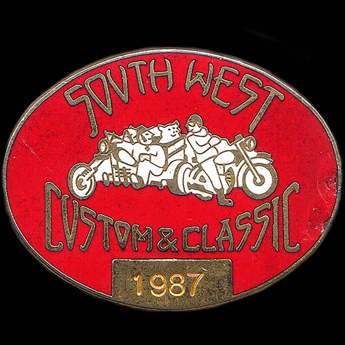 South West Custom & Classic Bike Show Lapel Badge