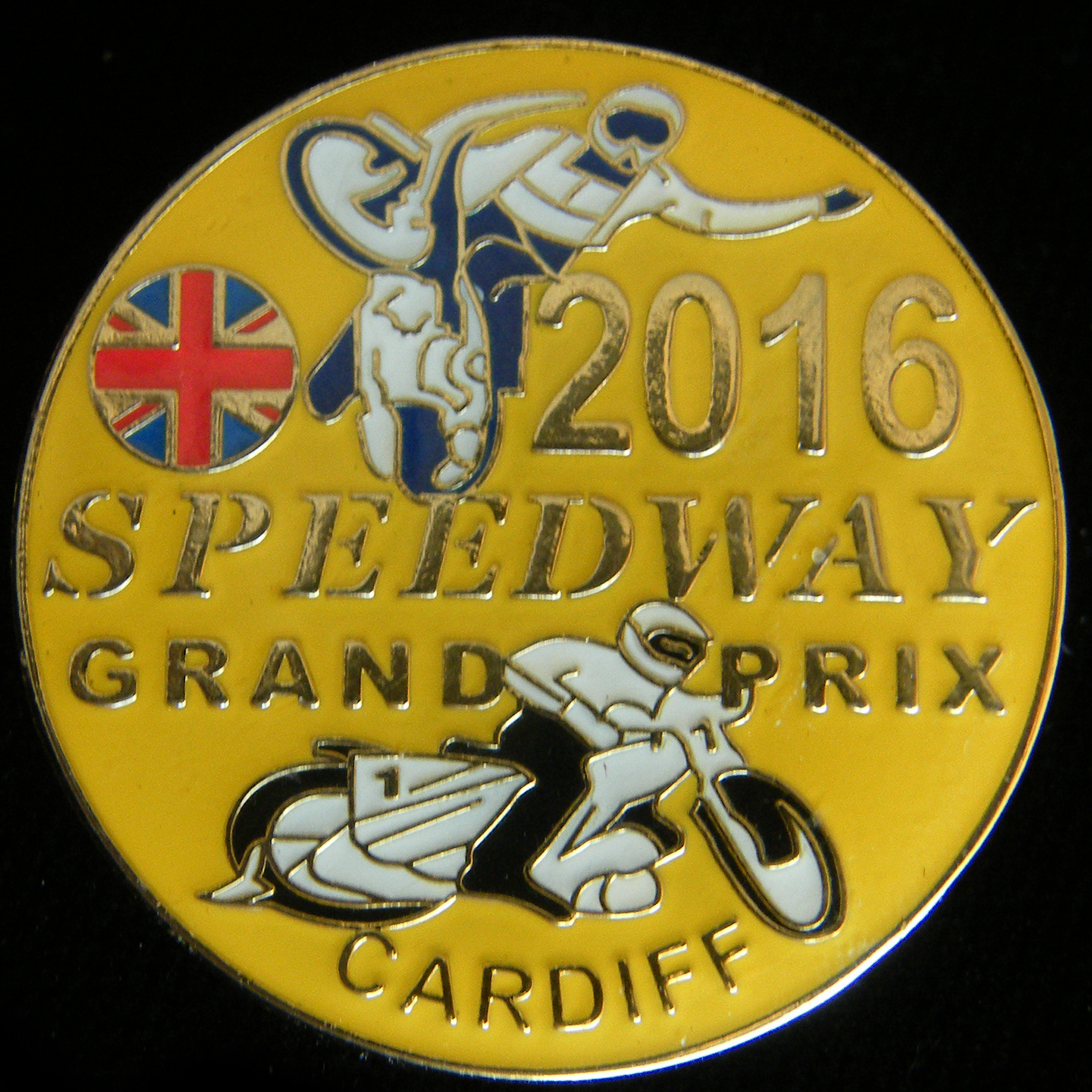 British Speedway Grand Prix Pin Badge