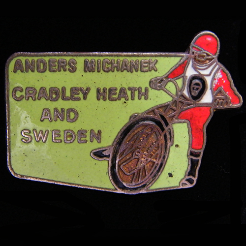 Anders Michanek Speedway lapel badge