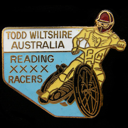 Todd Wiltshire Speedway lapel badge