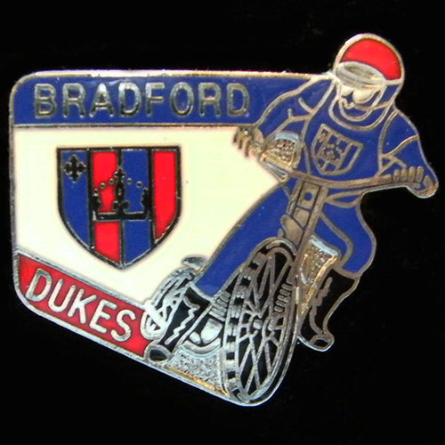 Bradford Speedway lapel badge