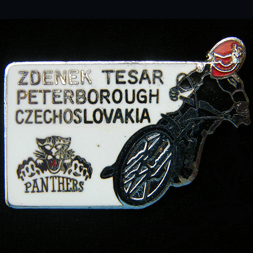 Zdenek Tesar Speedway lapel badge