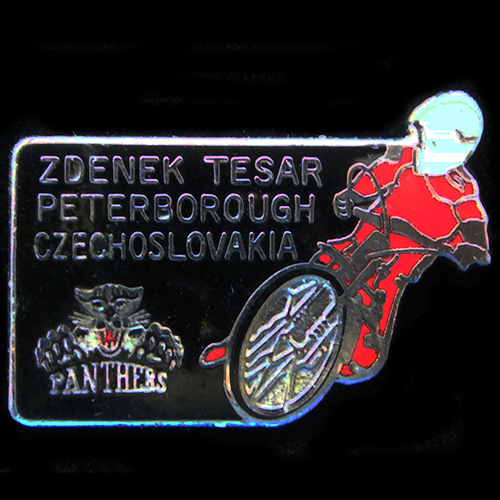 Zdenek Tesar Speedway lapel badge