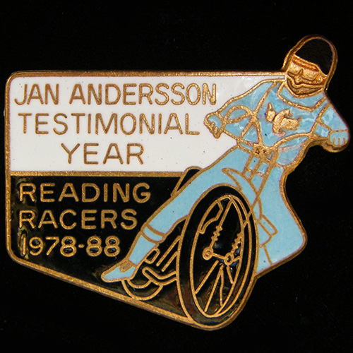 Jan Andersson Speedway lapel badge