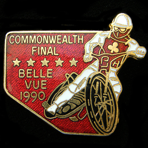  Commonwealth Final Speedway lapel badge