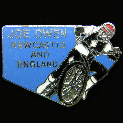 Joe Owen Speedway lapel badge