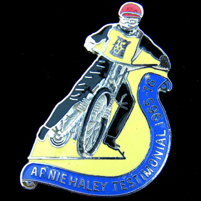 Arniev Hayley Speedway Lapel Badge