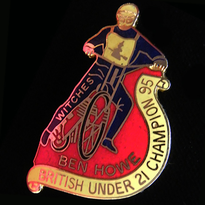 British Under 21 Champion lapel badge