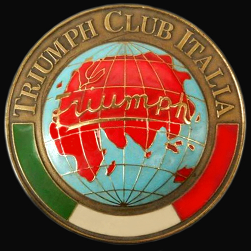 Triumph Club Italia car badge