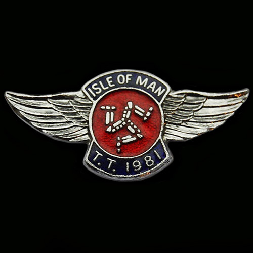 Isle of Man TT Lapel Badge